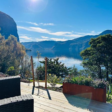 Villa Beautiful Beach Line Cabin With Sauna Near Pulpit Rock à Forsand Extérieur photo